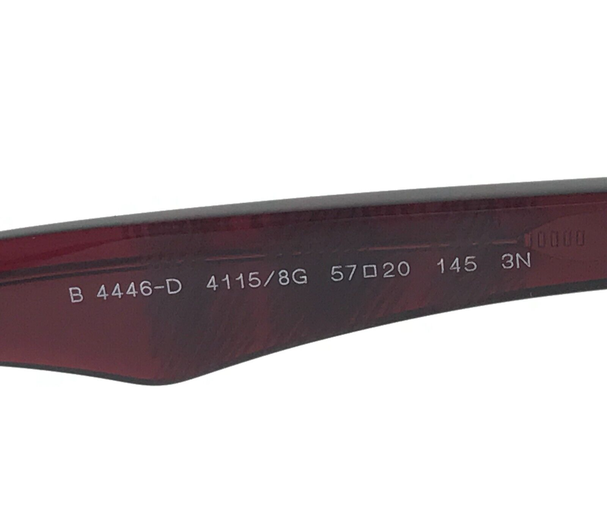 Burberry Sunglasses B4446-D 4115/8G Burgundy Check Frames w Gray