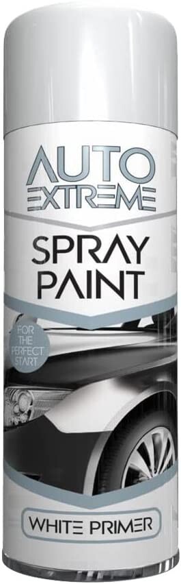 Auto Extreme All Purpose Spray Paint Aerosol White Primer 250ml
