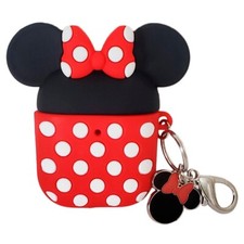 NEW MINNIE MOUSE AUTHENTIC DISNEY CUTE TRUE WIRELESS EARBUD AIRPODS CASE COVER