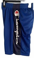 CHAMPION Unisex Kid s Team Blue Mesh Shorts Size M 8