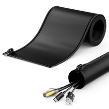 3m Kabelschlauch Kabel Organizer Rei&szlig;verschluss Kabelkanal Kabelmanagement