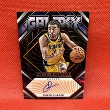 2022-23 Panini Obsidian Chris Duarte Galaxy Auto Autograph #33/50 Pacers