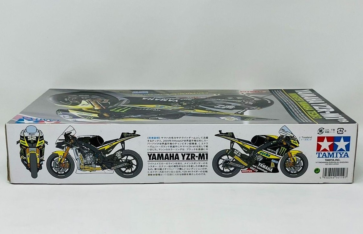 TAMIYA 1/12 YAMAHA YZR-M1 2009 Monster Yamaha Tech3 Model Kit