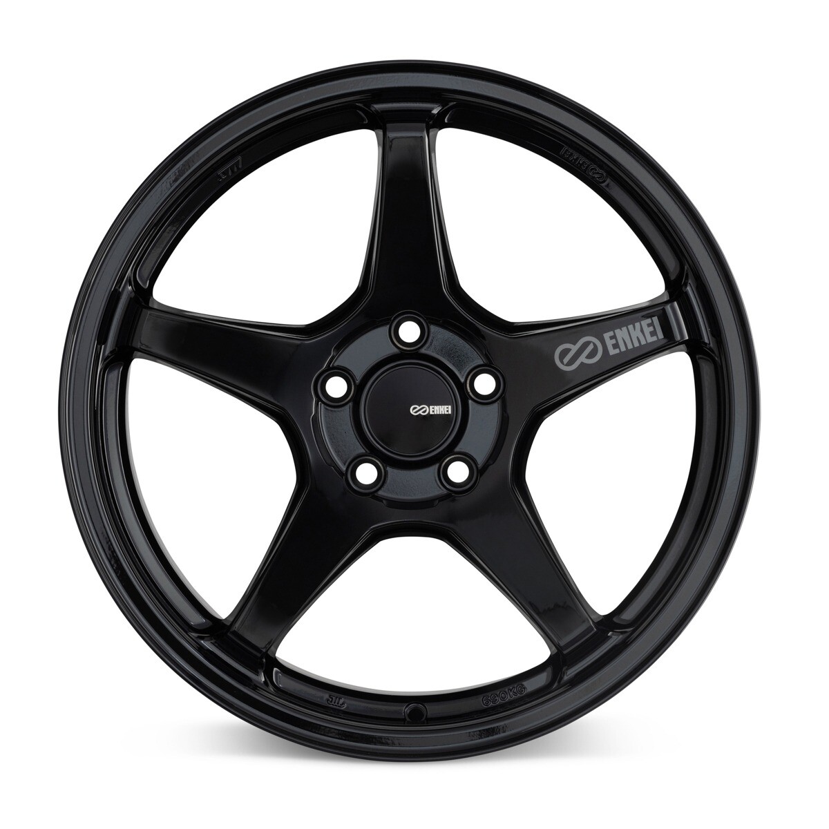 18x8 +45 Enkei TS-5 5x100 Gloss Black Wheels (Set of 4) | eBay