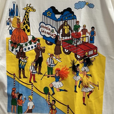 VINTAGE 90 s 3-D CIRCUS ARPILLERA T-SHIRT