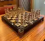Luxury Chess Set Vintage ​Mythology Chess Pieces Wood Chess Board Gift Idea
