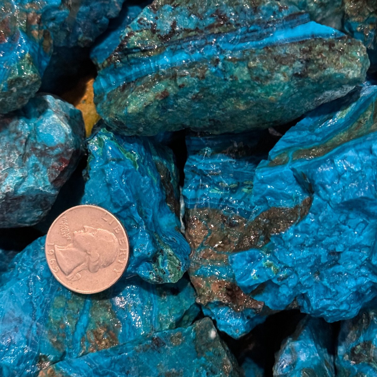 1000 Carat Lots of Blue Opalina Rough + a FREE faceted Gemstone
