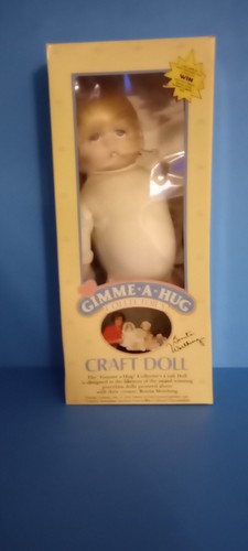 Gimme A Hug Craft Doll Bonita Worthing Pale Blonde Boy 15” Vintage