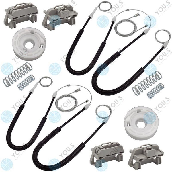 FüR Ford Focus 98-05 Fensterheber Reparatursatz - SET Vorne Links + Rechts *Neu-image