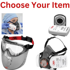 Faceshield Goggle N Rated Dust Liquid Protection Half-Mask Dust Filters Safety
