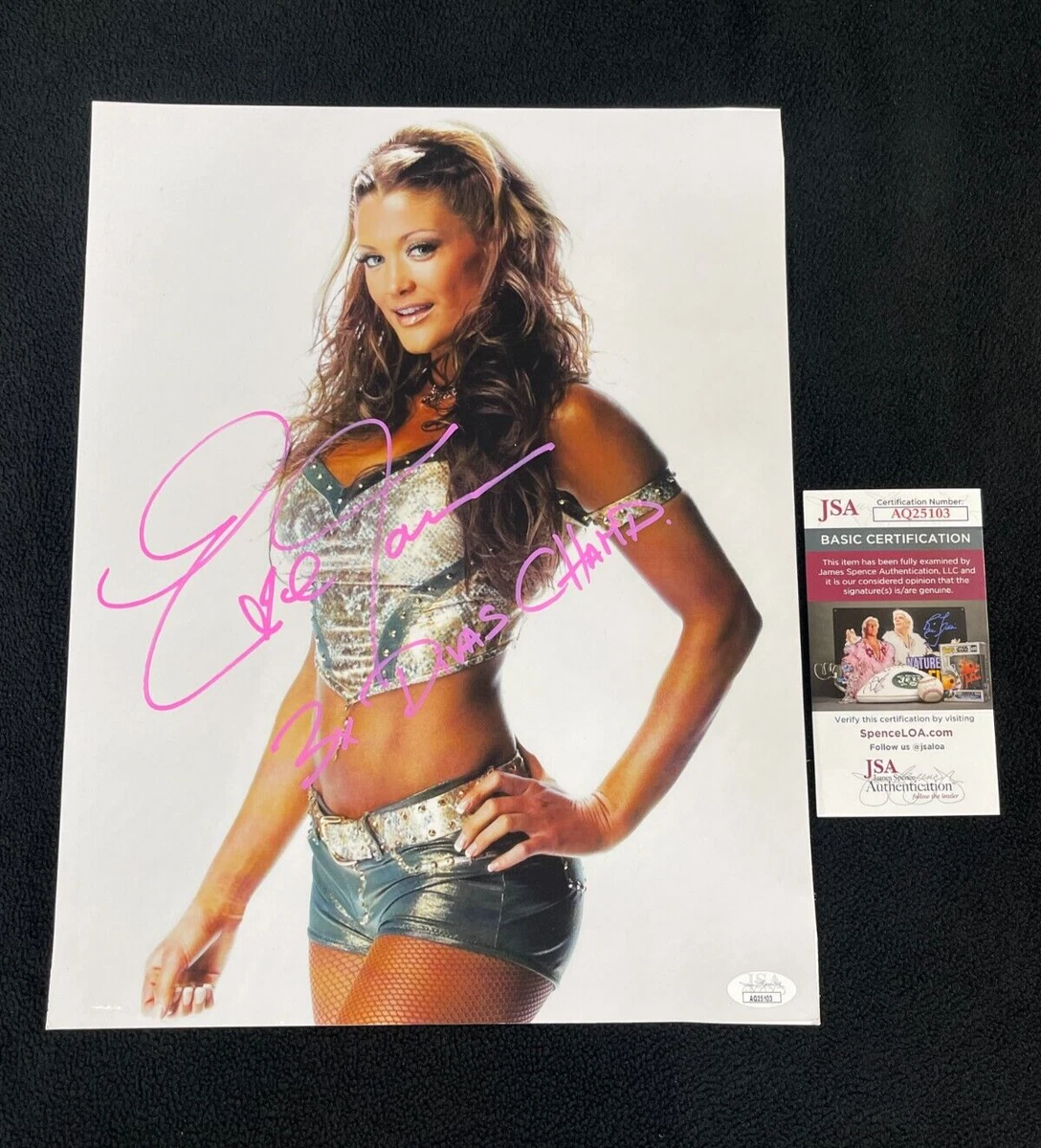 Фотографии с автографами оригинальные Eve Torres Wrestling