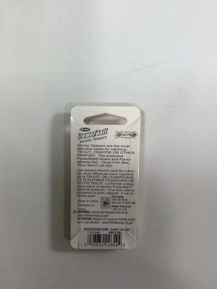 Berkley Fish Power Bait Teasers atómicos 3 ct ¡NUEVO! Nuevo en caja Foto 2 de 2