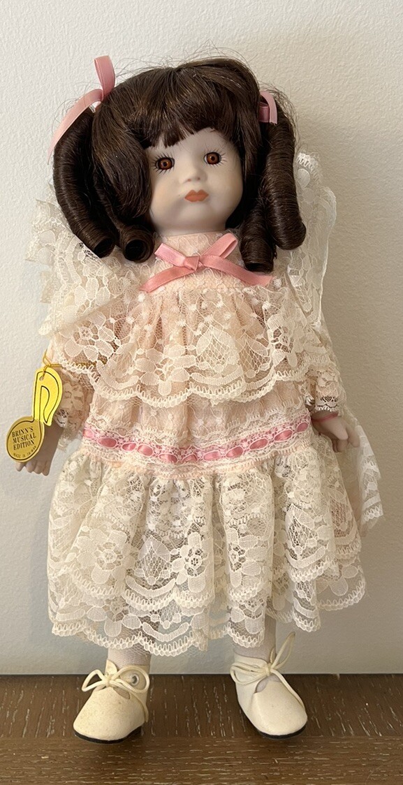 USA アンティーク　Blinkins ブリンキンズ　ヴィンテージ　古着屋　妖精 1988 Vintage Brinn's Endless Love Porcelain Victorian Doll New
