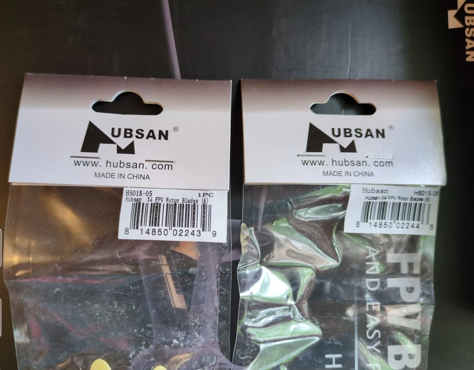 Hubsan X4 FPV H501S-05 H501S-06 RC Quadcopter Propellers (2A 2B Rotor Blades) - Image 2 of 3