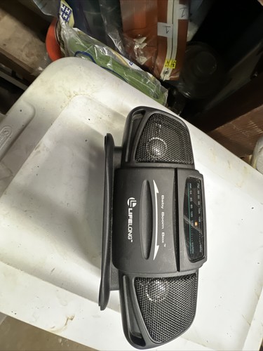 Vintage Lifelong Mini Baby Boom Box AM/FM Radio Model 2225 Tested ...
