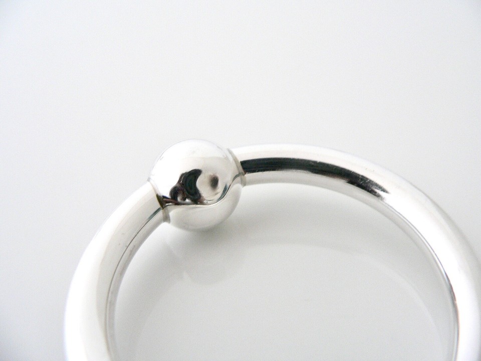 Tiffany & Co Circle Baby Rattle Teether Christening Shower Gift ...