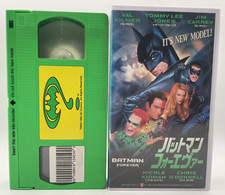 BATMAN FOREVER 1995 VHS English Japanese sub NTSC Jim Carrey Nicole Kidman