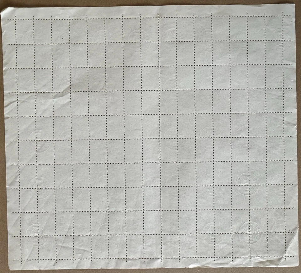 PRC - 1961, R122 - TREE - FULL SHEET OF 100 STAMPS CTO - Image 3 of 3