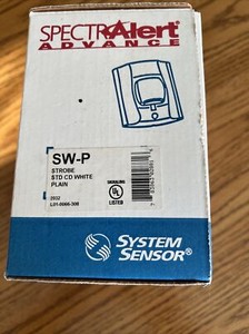 Spectralert Strobe Std Cd White Model SW-P, Brand New, Unused, Open Box