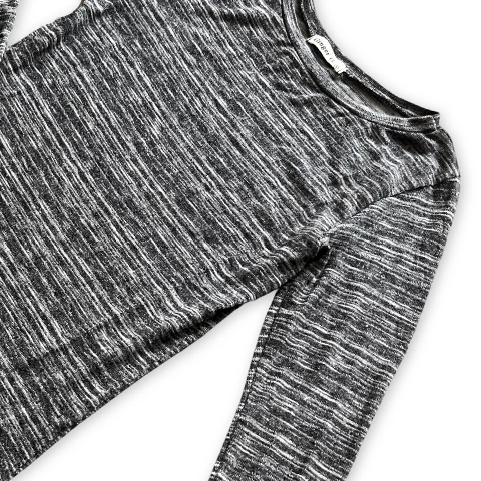 GINGER G Women’s Gray Long Sleeve Sweater Dress - Size Small - Image 2 of 3