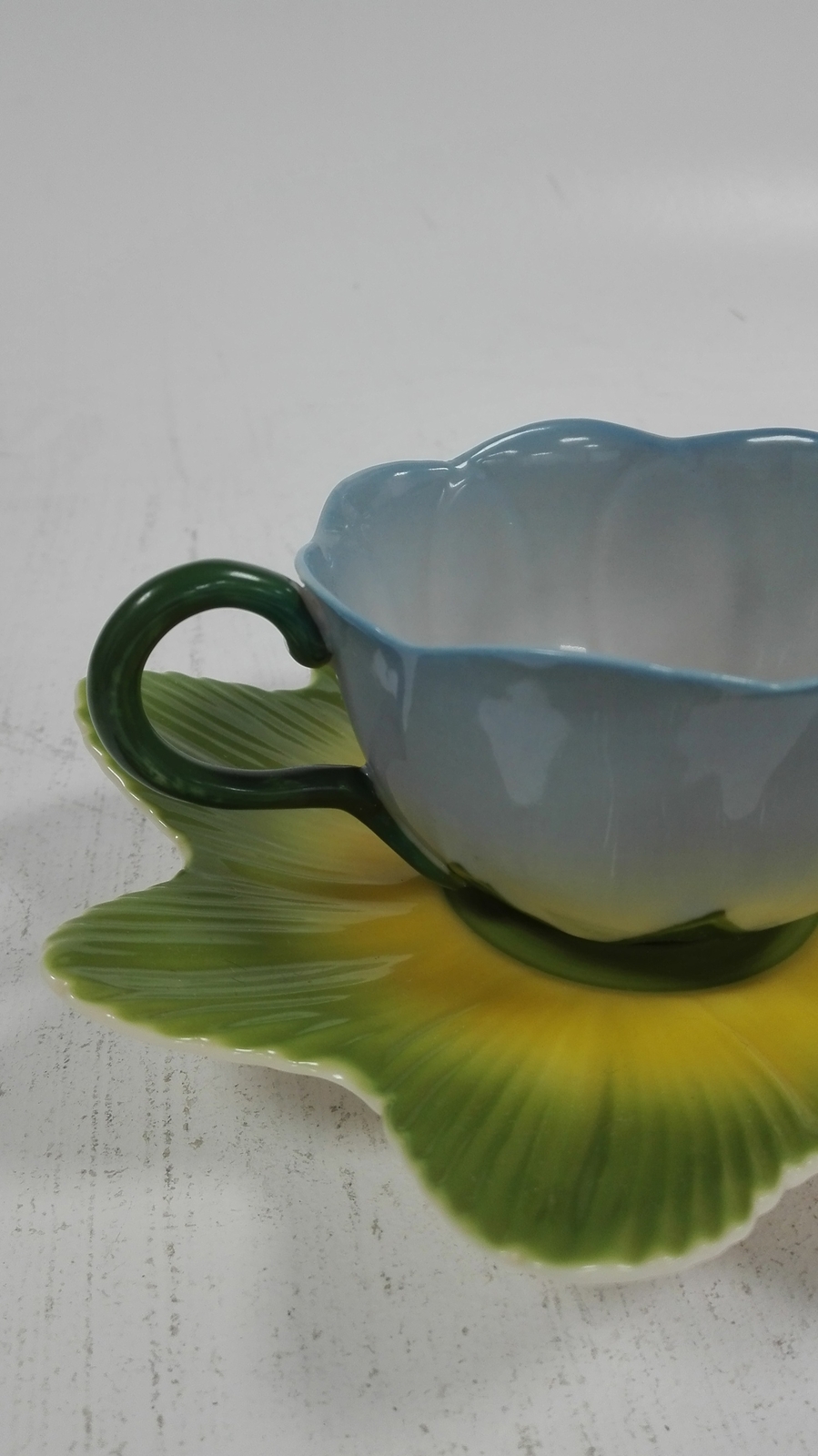 Laura Ashley Flower Tea Cup And Saucers Decorative Set x2 Hand