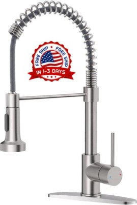 Mezcladora De Fregadero Para Cocina Caño Grifo Kitchen Sink Faucet Single  Handle