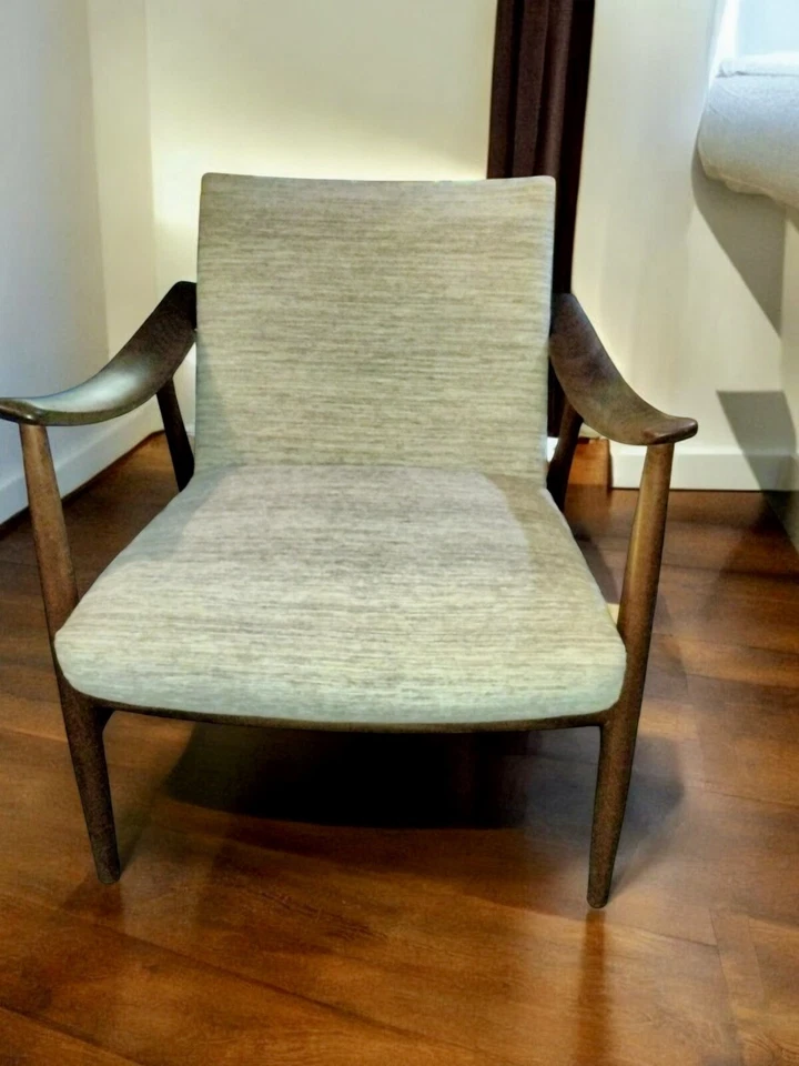 Sillón/brazo noruego MCM años 50 retapizado. EXCELENTE Foto 3 de 4