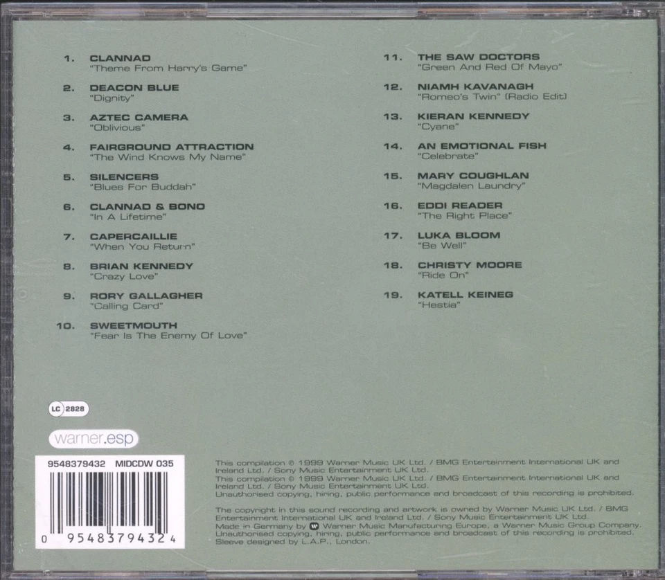 Verschiedene Künstler Celtic Classics CD Europa Warner.esp 1999 MIDCDW035 - Bild 2 von 3
