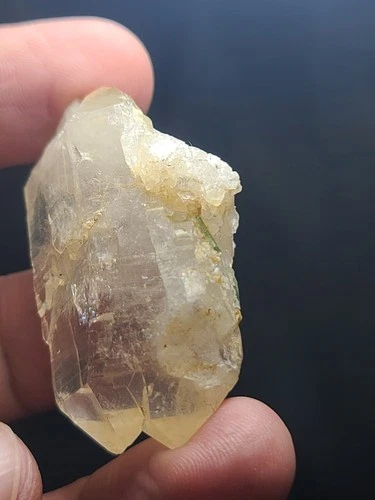 140 Carat Gwindle Quartz With Green Tourmaline Terminated Crystals From Shigar