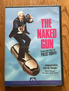 LESLIE NIELSEN AUTOGRAPHED "The NAKED GUN" SIGNED DVD POLICE SQUAD FUNNY COMEDY