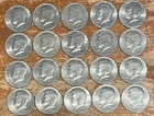 Lot of 20 Kennedy Half Dollars – 1776–1976 Bicentennial - Circulated
