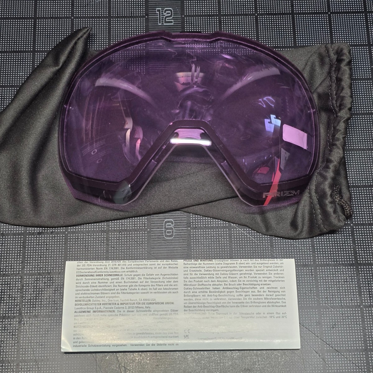 Oakley Flight Path XL Replacement Lens Prizm Clear New (pink tint