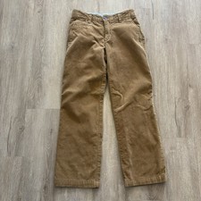 GapKids Boys Corduroy Khaki Pants Regular Size 10 adjustwaist, pockets w/buttons