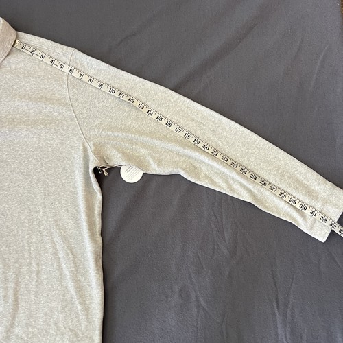Vuori Long Sleeve Westport Polo Shirt Men’s XXL Oatmeal Heather - Picture 8 of 8