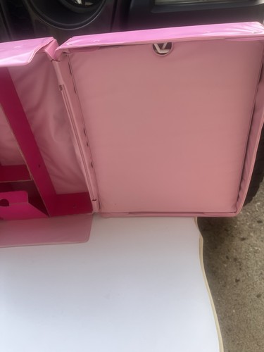 1989 Vintage Mattel Barbie Doll Pink Carrying Case. Double Size. VG Condition. - Picture 8 of 8