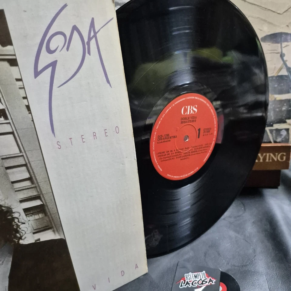 Soda Stereo – Doble Vida  - Latin, Rock, Pop, Venezuela, 1988 Maná, Fito Paez  - Image 4 of 4
