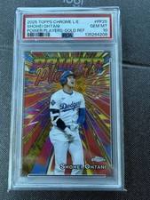2025 Topps Chrome Shohei L/E Ohtani Power Players Gold Refractor #/50 PSA 10