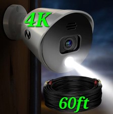      NIGHT OWL CM-DP8LSA-B On Wired 4K Spotlight Cameras w/ Audio Alerts  Sirens