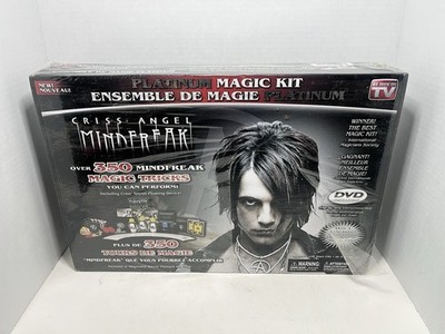 NIP Chris Angel Mind Freak Platinum Magic Kit w/ DVD 350 Tricks As Seen on TV