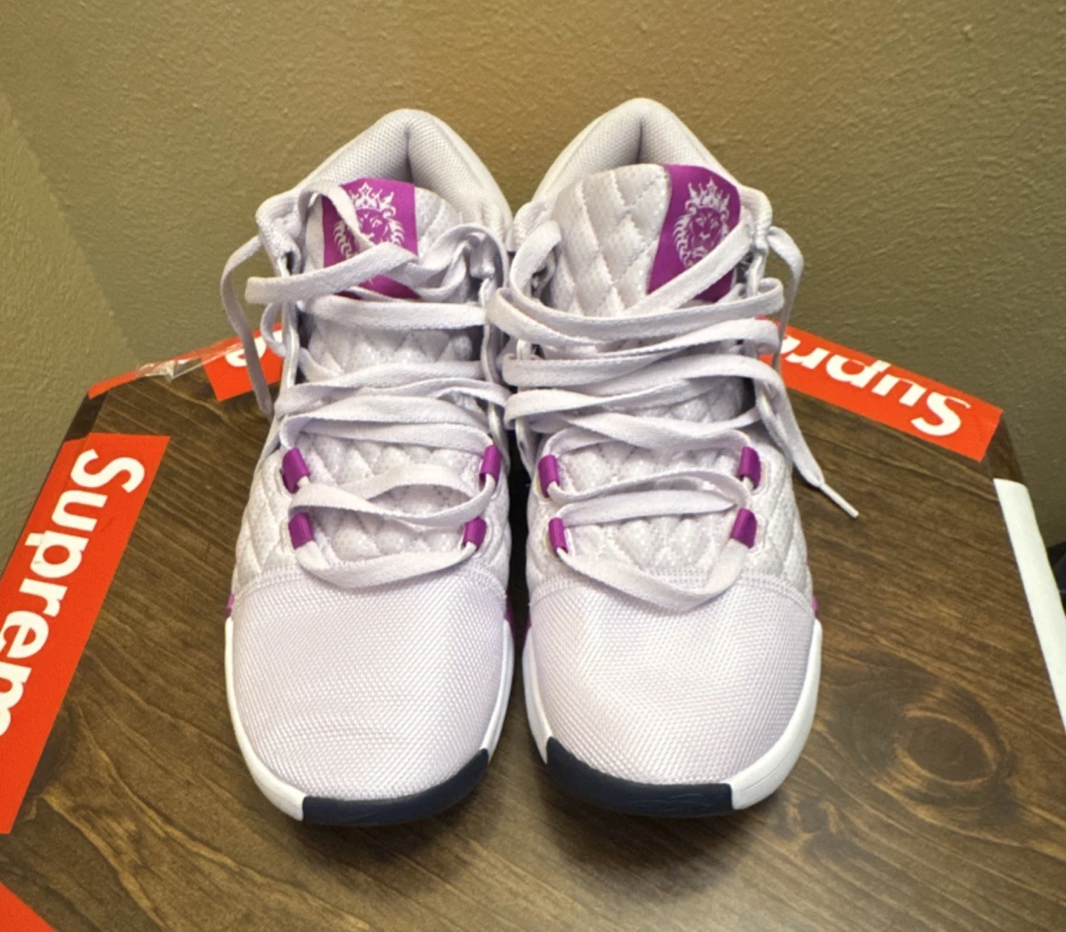Nike LeBron Witness 8 Barely Grape Purple White Men
