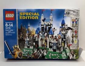 10176 Lego Knight's Kingdom Royal Castle, Complete w/ Box, Instructions, 2006