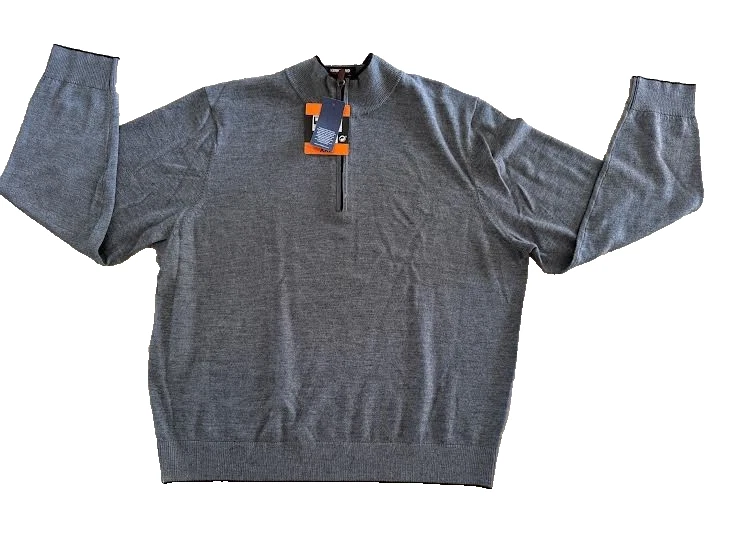 NWT KIRKLAND SIGNATURE MERINO EXTRA FINE WOOL BIELLA YARD SZ 2XL $80 - Image 2 of 4