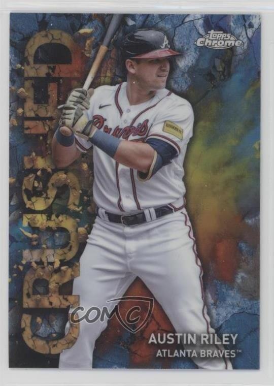2023 Topps Chrome Update Crushed Austin Riley #C-12 19jf