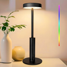 Small Cordless Table Lamps Rechargeable,5000Mah Battery Operated Portable Desk L