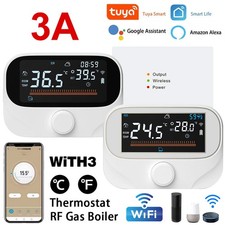 Tuya Smart WiFi Wireless Programmable Thermostat w/ RF Receiver Water/Gas Boiler
