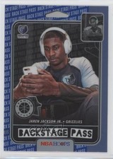 2019 Panini NBA Hoops Premium Stock Back Stage Pass Blue Jaren Jackson Jr 03rx