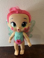 Baby Alive Fairy Baby Doll Pelo Rosa Iluminado Alas FUNCIONA