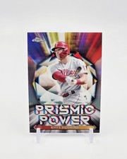 2021 Topps Chrome Rhys Hoskins Prismic Power Refractor No. PP-13