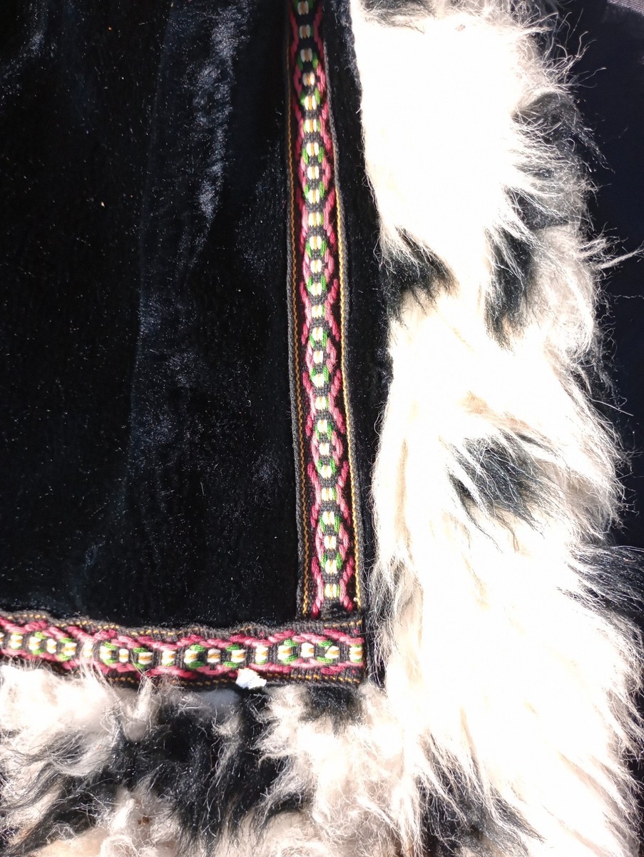 Authentic 60's Black Velvet 'Penny Lane' Knee Length/ Hooded Coat! View 5