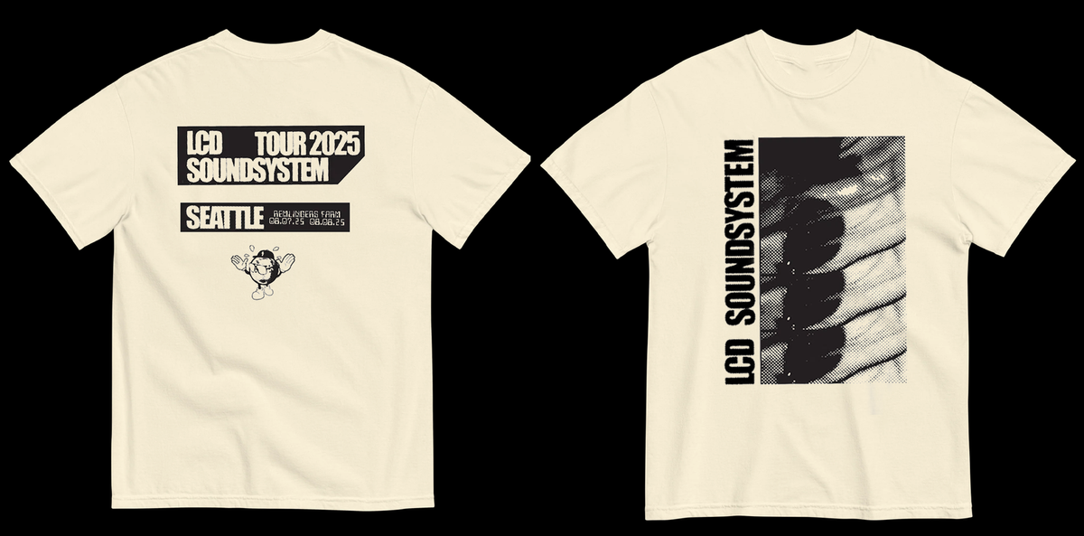 LCD Soundsystem Tour 2025 Seattle ivory Comfort colos T-Shirt